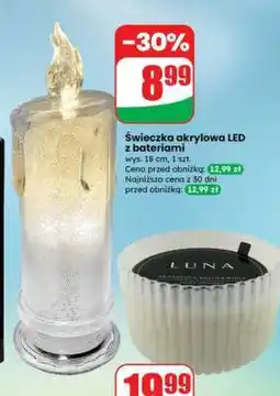 Dino Świeczka akrylowa LED z bateriami oferta