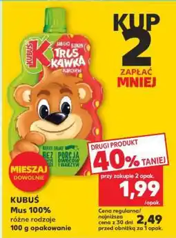 Kaufland KUBUŚ Mus 100% oferta