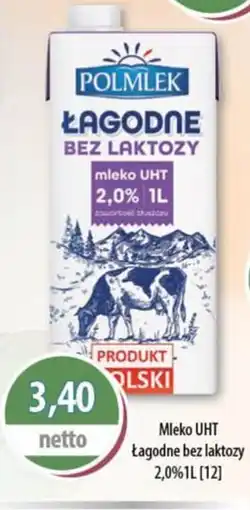 DUO-TES Mleko UHT Łagodne bez laktozy 2,0% Polmlek oferta