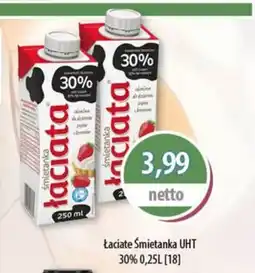 DUO-TES Łaciate Śmietanka UHT 30% Mlekpol oferta