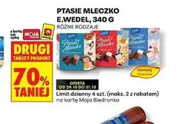 Biedronka Czekoladki czekoladowe E. Wedel Ptasie Mleczko oferta