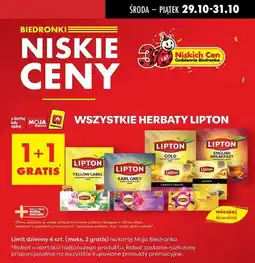Biedronka Herbata mango czarna porzeczka Lipton oferta