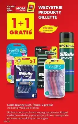 Biedronka Żel do golenia complete defense extra comfort Gillette Mach3 oferta