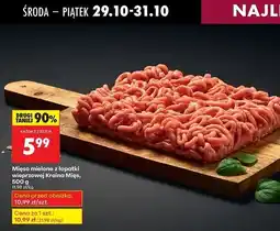 Biedronka Mięso mielone z łopatki wieprzowej i wołowej Kraina Mięs oferta