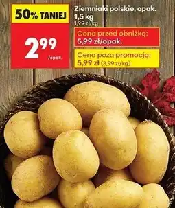 Biedronka Ziemniaki oferta