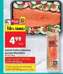 Biedronka Łosoś coho Marinero oferta