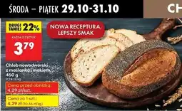 Biedronka Chleb nowodworski z maślanką i makiem oferta