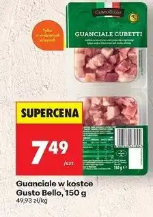 Biedronka Guanciale kostka Gustobello oferta