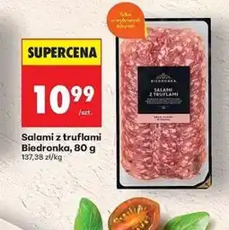 Biedronka Salami z truflami Biedronka oferta