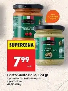 Biedronka Pesto z pomidorków koktajlowych Gustobello oferta