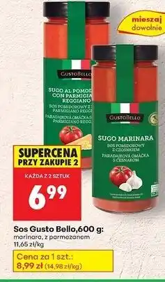 Biedronka Sos pomidorowy z serem parmigiano reggiano Gustobello oferta