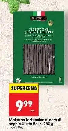 Biedronka Makaron fettuccine z sepią Gustobello oferta