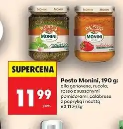 Biedronka Pesto calabrese Monini oferta