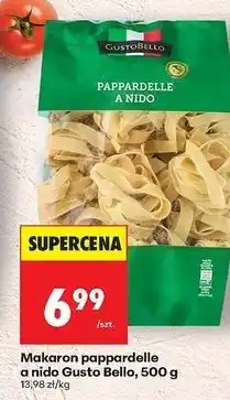 Biedronka Makaron pappardelle a nido Gustobello oferta