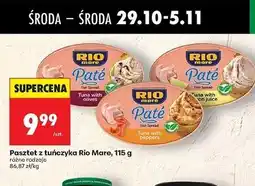Biedronka Pasztet z tuńczyka papryką Rio Mare oferta