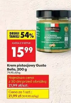 Biedronka Krem pistacjowy Gustobello oferta