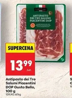 Biedronka Antipasto dei tre salumi piacentini Gustobello oferta