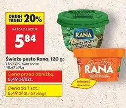 Biedronka Pesto czerwone Giovanni Rana oferta