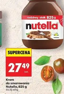 Biedronka Krem czekoladowo-orzechowy Nutella oferta