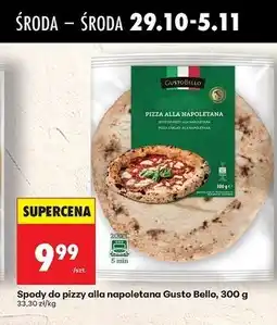 Biedronka Spód do pizzy alla napoletana Gustobello oferta
