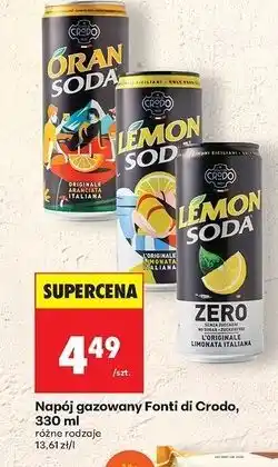 Biedronka Napój oran soda Crodo oferta