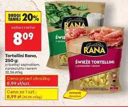 Biedronka Tortellini z szynką prosciutto i serem Giovanni Rana oferta
