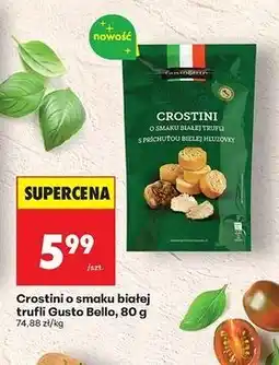 Biedronka Crostini o smaku białej trufli Gustobello oferta