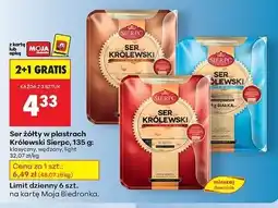 Biedronka Ser królewski light plastry Sierpc oferta