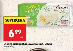 Biedronka Ciastka rollino pistacja Balconi oferta