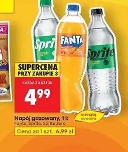 Biedronka Napój Sprite Zero oferta