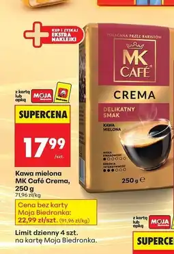 Biedronka Kawa Mk Cafe Crema oferta