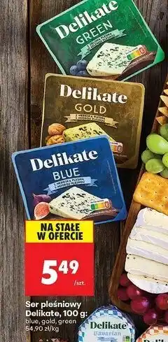Biedronka ser pleśniowy green Delikate oferta
