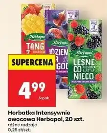Biedronka Herbata idziemy na jagody jagoda & figa Herbapol oferta