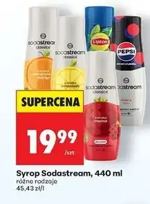 Biedronka Sok do przygotowania napojów gazowanych lipton lemon Sodastream oferta