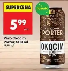Biedronka Piwo Okocim Mistrzowski Porter oferta
