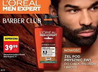 Biedronka Żel pod prysznic L'oreal Men Expert Barber Club oferta