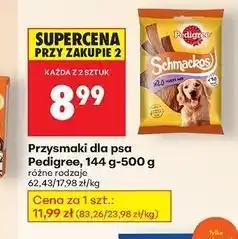 Biedronka Przysmak dla psa multi Pedigree Schmackos oferta