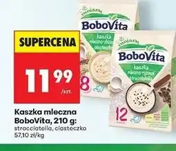 Biedronka Kaszka mleczno-zbozowa ciasteczkowa Bobovita oferta