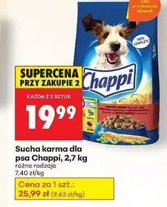 Biedronka Karma dla psa wołowina Chappi oferta