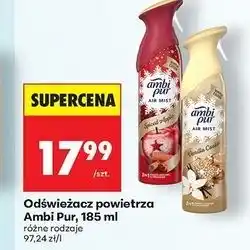 Biedronka Odświeżacz powietrza apple Ambi Pur Freshelle oferta