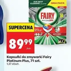 Biedronka Tabletki do zmywarki Fairy Platinum Plus oferta