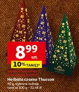 Auchan Herbata merry christmas green Thurson oferta