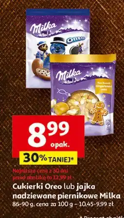 Auchan Jajeczka piernikowe Milka oferta