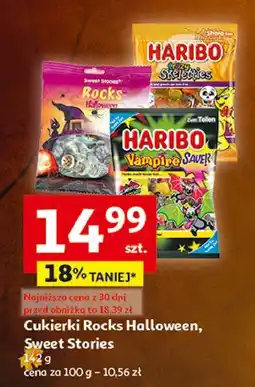 Auchan Żelki sour skeletons Haribo oferta