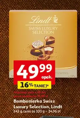 Auchan Bombonierka Lindt Swiss Luxury oferta