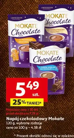 Auchan Napój czekoladowy marcepanowy Mokate Chocolate Drink oferta