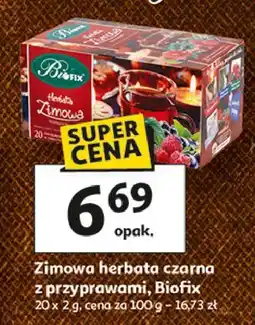Auchan Herbata zimowa Bifix oferta