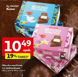 Auchan Mleczko śmietankowe Auchan oferta