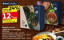 Auchan Herbata czarna earl grey Auchan oferta