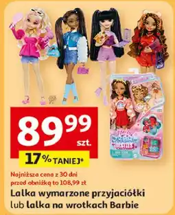 Auchan Lalka barbie na wrotkach Mattel oferta